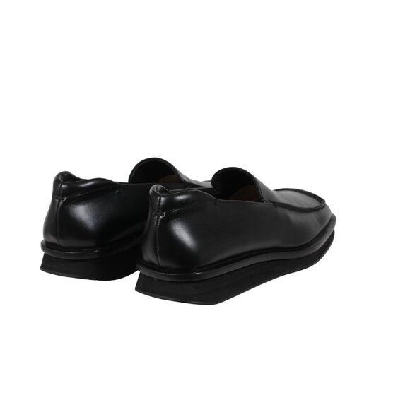 Prada Mens AW99 Vtg Square Toe Loafers US 9 UK 8 Black Leather Slip On Chunky main image 6